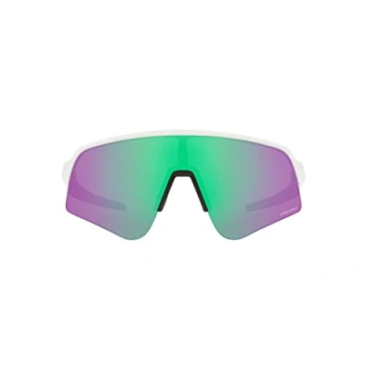 Image of Oakley Sutro LITE Sweep Unisex Sports glasses, Size: One Size, Matte white/prizm road jade