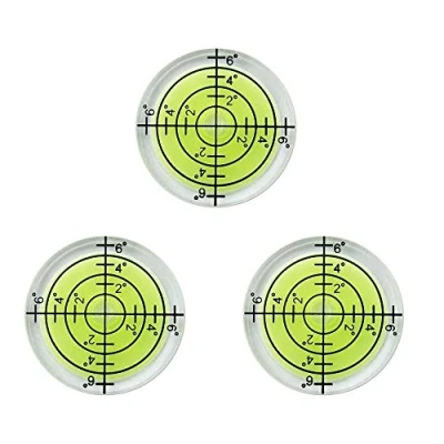 Image of 3pcs 32mm Horizontal Bubble Level High Precision Environmental Bulls Eye Spirit