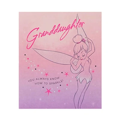 Image of Granddaughter Birthday Card Disney for Tinker Bell Her