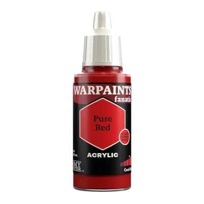 Image of The Army Painter Reds Warpaints Fanatic 18ml Acrylic Paints (Pure Red)