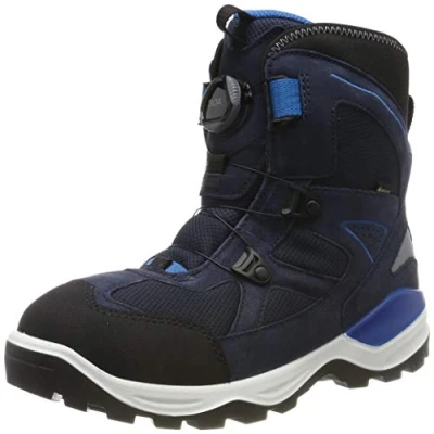 Image of ECCO Snow Mountain Boots Boy&#039;s Blue Black Night Sky 7 UK Child
