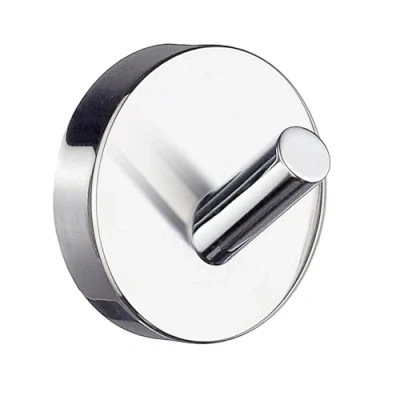 Image of Smedbo &quot;Home&quot; Chromed Towel Hook, Polished Chrome