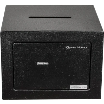 Image of Genie Hand Mechanic Depository Cabinet Safe for Home with Key and Lock, High Security Money Box Double Map Lock