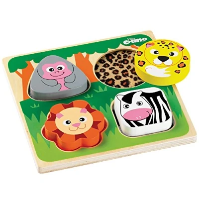 Image of Tidlo Wooden Touch and Feel Puzzle Safari