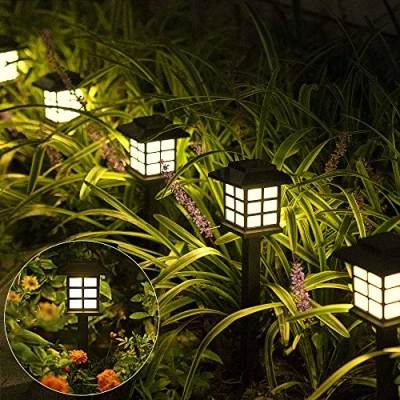 Image of Solpex Solar Outdoor Lights,12 Pack Path Lights, Walkway Lights Outdoor, Garden Pathway Waterproof for Garden, Yard, Landscape and Driveway(Warm White
