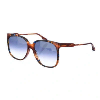 Image of Victoria Beckham Womens Oval shaped sunglasses VB610SCB women Blue One Size