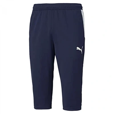 Image of Puma Teamliga Training Pants 3/4 sports trousers, Men&#039;s, Size: XXL, Peacoat/white