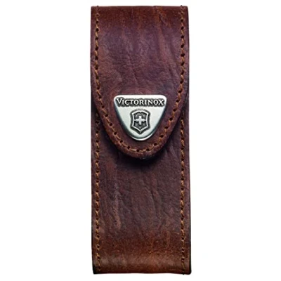 Image of Victorinox V4.0543 4.0543 Leather Belt Pouch for Officer’s Knife 2 4 Layers, Brown, 10 cm