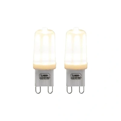 Image of LUEDD Set of 2 G9 dimmable LED Lamps 3W 280 lm 2700K