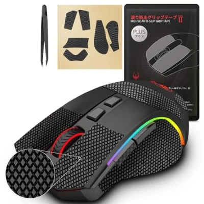 Image of Hotline Games [ Grip Upgrade 2.0 Plus Anti Slip Tape Compatible With REDRAGON M602 Gaming Mouse Skins, Cut to Fit, Easy Apply