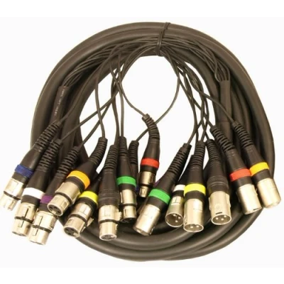Image of Cobra XLR Female To Male Loom 8 Way Lead, 6 metres
