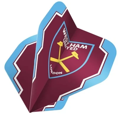 Image of FOCO Officially Licensed Football Club 100 Micron No 2 Shape Dart Flights, Geo, 10 Sets of 3 Flights (F4100)