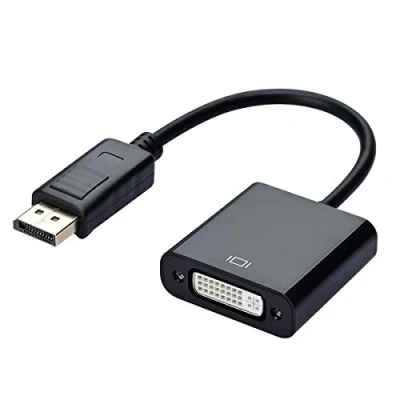 Image of COVVY DisplayPort (DP) to DVI Adapter Cable Male Female Gold Plated Cord Compatible for Lenovo Dell HP and so on