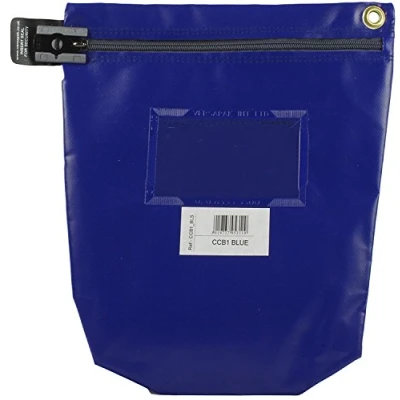 Image of Versapak CCB0_BLS Small Secure Cash Bag Blue