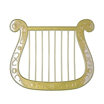 Image of Wicked Costumes Adult Gold Angel Harp Accessory