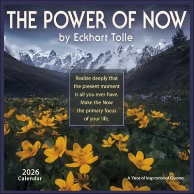 Image of The Power of Now 2026 Wall Calendar: A Year Inspirational Quotes