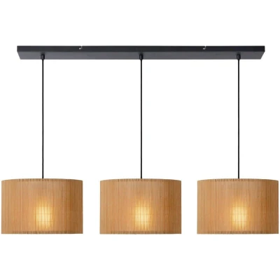 Image of Magius Scandinavian Bar Pendant Light 3xE27 Wood