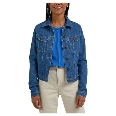 Image of Lee Women&#039;s Rider Denim Jacket, Sienna Bright, S