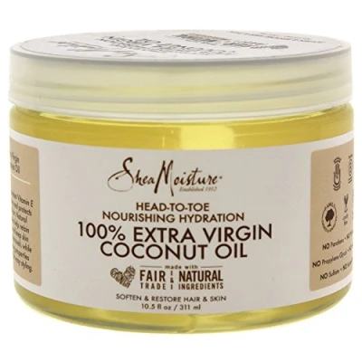 Image of Shea Moisture 100% Extra Virgin Coconut Oil Head To Toe Nourishing Hydration By for Unisex 10.5 oz