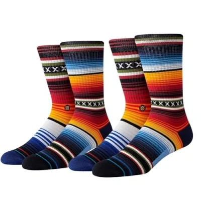 Image of Stance Crew Socks Curren Large 2 Pack