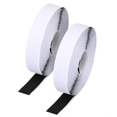 Image of mumbi Velcro Tape Self Adhesive Consisting of Hook and Fleece Extra Strong 16 mm x 0.5 m Black