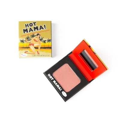 Image of Thebalm Hot Mama! Shadow/Blush, Subtle Highlighter, Peachy Pink Shade Travel Size