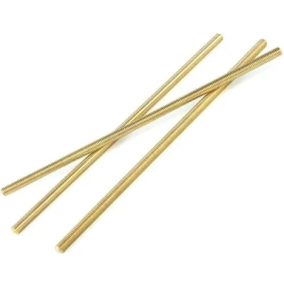 Image of FASOLI Brass Full Threaded Rod M2 M2.5 M3 M4 M5 M6 M8 M10 M12 Solid Stud Metric Bolt 250MM For Electronic Mechanical Equipment Parts 1pc (Color : M8, Size 250mm)