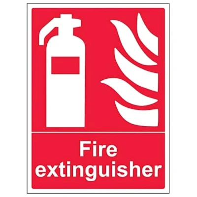 Image of V Safety Fire Equipment Extinguisher 200 X 300mm