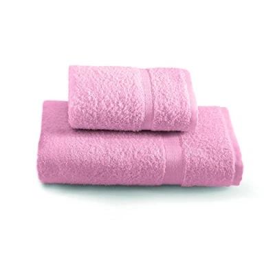 Image of Gabel Plain Towel Set, 100% Cotton, 100 x 60 0.8 cm 100x60x0.8 pink