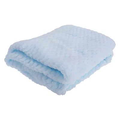 Image of Baby Boys/Girls Supersoft Waffle Textured Blanket (75 x 90cm) (Sky Blue)