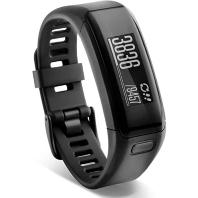 Image of Garmin Vivosmart HR Activity Tracker with Smart Notification and Wrist Based Heart Rate Monitor Regular, Black (Renewed)