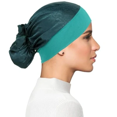 Image of Chemo Headwear for Women Head Scarfs Turbans UK Cancer Scarves Bandanas Turban Hat Stretchy Cap Bandana Skull Ethnic Wrap