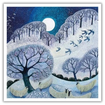 Image of Museums &amp; Galleries Winter Woollies Pack of 5 Charity Christmas Cards with White Envelopes