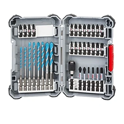 Image of Bosch Professional 35 pieces MultiConstruction Drill Bit &amp; Impact Control Screwdriver Set (Pick and Click, HEX 9, Accessories for Drivers)