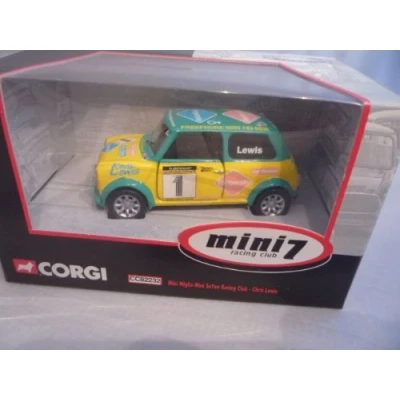 Image of Corgi mini 7 racing club chris lewis limited edition 1:36 scale diecast model