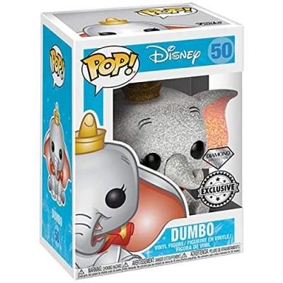 Image of Dumbo Diamond Collection Vinyl Figure 50 Unisex Funko Pop! Standard, vinyl,