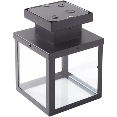 Image of Lindby Mandus outdoor ceiling light, black