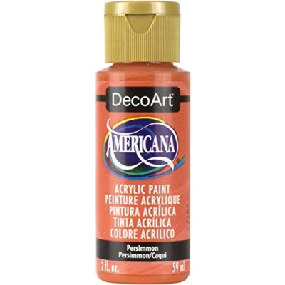 Image of Deco Art Americana Acrylic Multi Purpose Paint, Persimmon