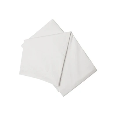 Image of Belledorm Grey Flat Sheet, 200 Thread Count Percale (Double, Cloud)