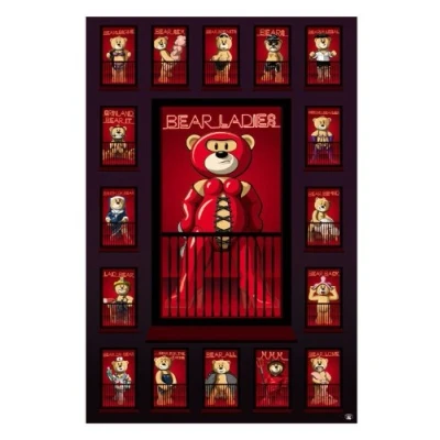 Image of Bad Taste Bears Red Light Poster 61 x 91.5 cm