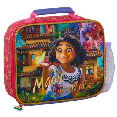 Image of Disney Encanto Lunch Bag with Bottle Holder Girls School Lunchbox Insulated Cooler