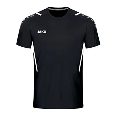 Image of JAKO unisex_child Trikot Challenge jersey, black/white, 116 (EU)