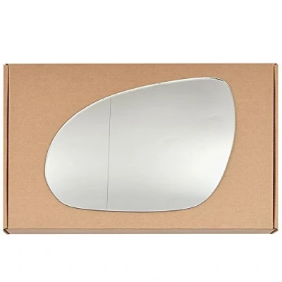 Image of Less4spares Wing Mirror Glass Left Compatible with Hyundai i30 2007 2012 STICK ON Passenger Near Side Blind Spot