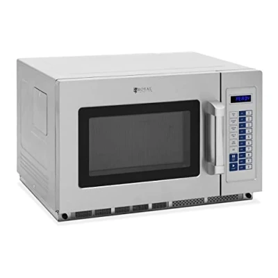 Image of Royal Catering Microwave Oven Stainless Steel Timer 3200 w 34 l