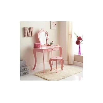 Image of Abaseen Vanity Set, White and Pink (Pink)