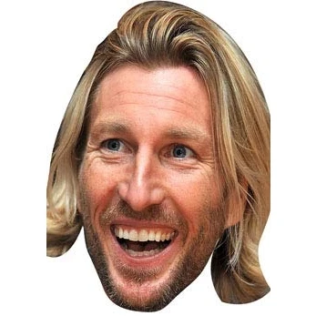 Image of FoxyPrinting Robbie Savage Celebrity Cardboard Party Face Mask Fancy Dress