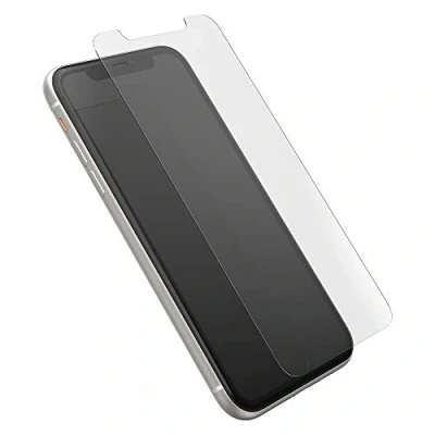 Image of OtterBox Alpha Glass Screen Protector for iPhone 11 / XR, Tempered Glass, x2 Scratch Protection Clear