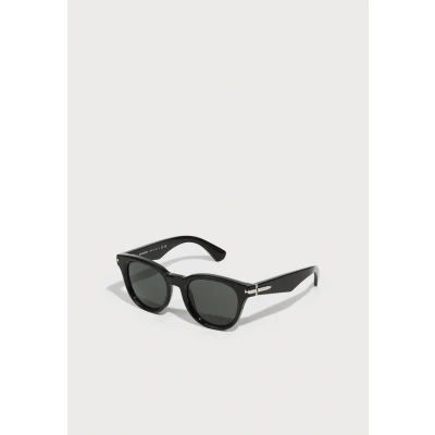 Image of Burberry Man BE4439 300187 Sunglasses Acetate Black Grey Round Normal