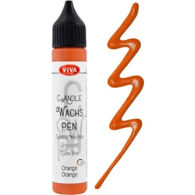 Image of Viva Decor Wax Pen ORANGE 25 ml