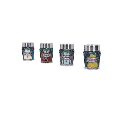Image of Nemesis Now Officially Licensed Lord of The Rings Hobbit Shot Glass Set, Multi Coloured, 0cm, B5892V2